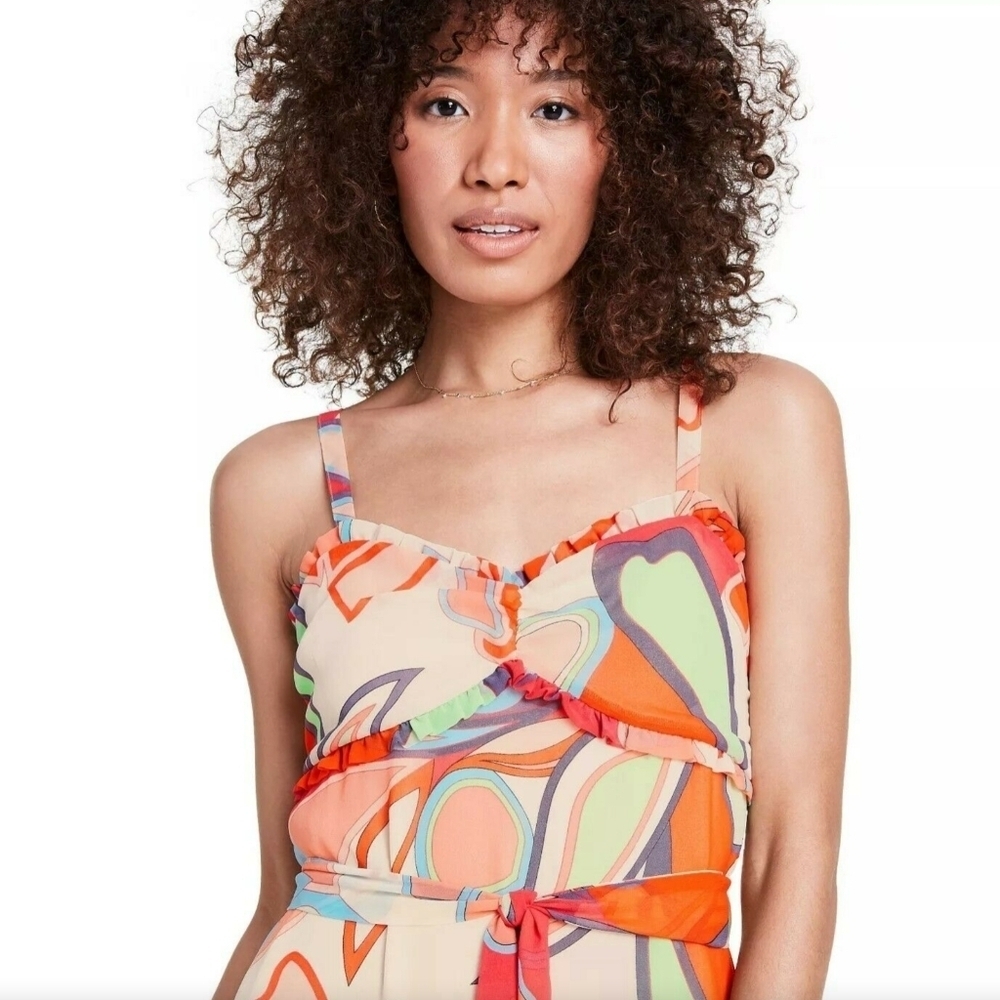 ALEXIS for Target Mixed Floral Sleeveless Tiered Ruffle Dress - Picture 4 of 15